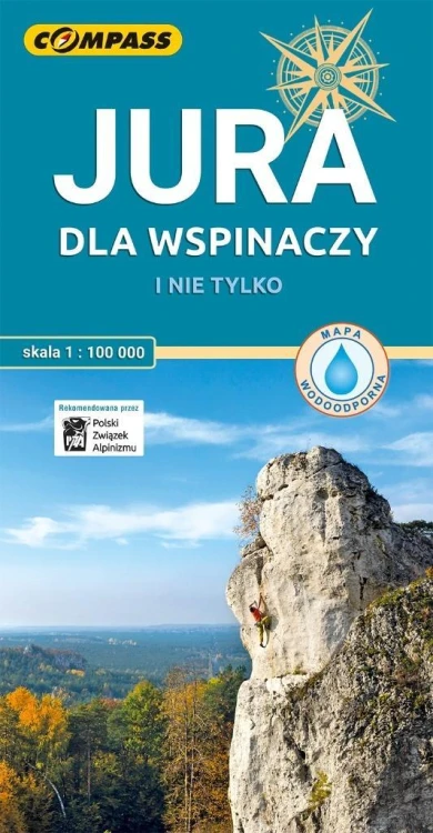 Mapa - Jura dla wspinaczy 1:100 000