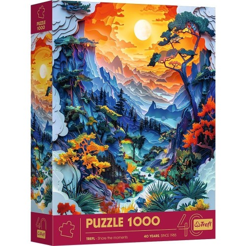 Puzzle 1000 Paper Art: Dolina TREFL, Trefl