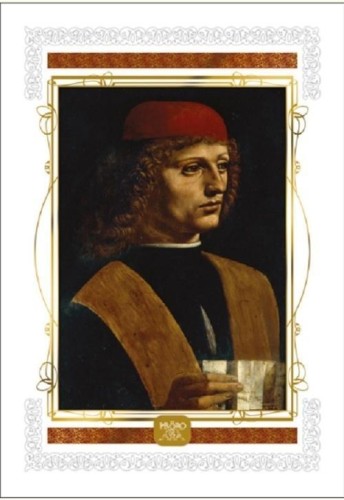 Karnet 16x23cm + koperta Leonardo Da Vinci