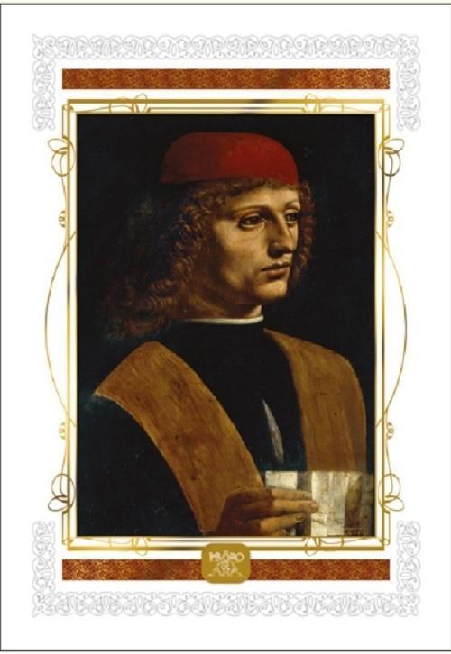 Karnet 16x23cm + koperta Leonardo Da Vinci