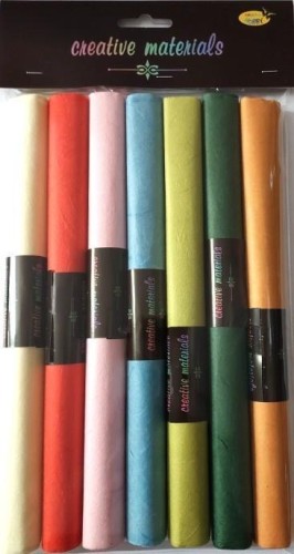 Bibułka włóknista 25g 23x32cm 7 ark, Galeria Hobby