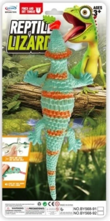 Jaszczurka z wyciąganym językiem 27cm, Merkpol