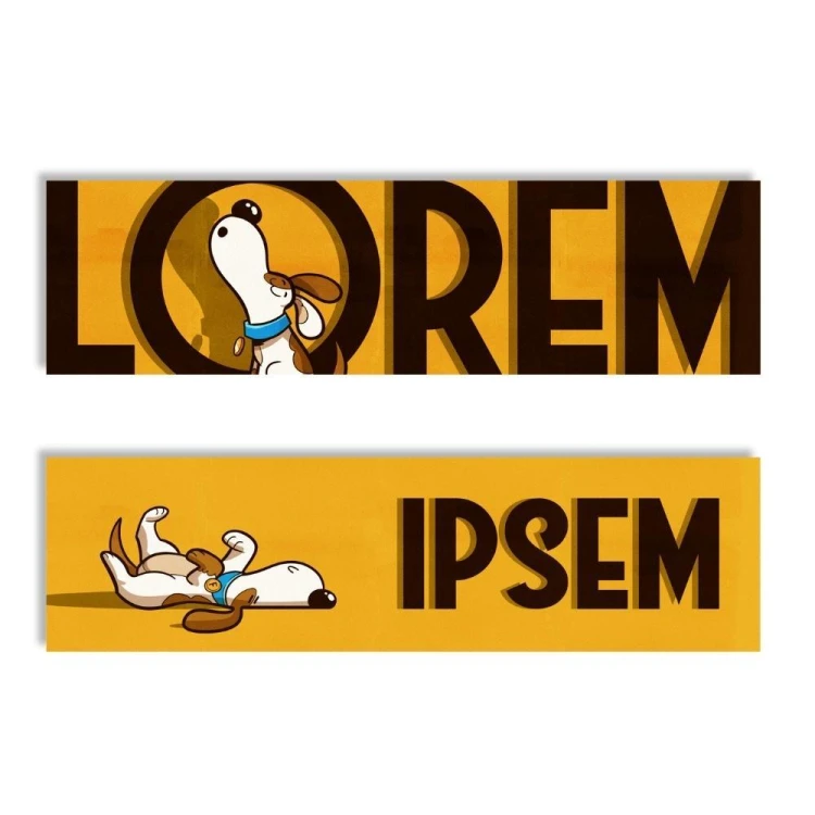 Zakładka kartonowa - Lorem Ipsem, Molom