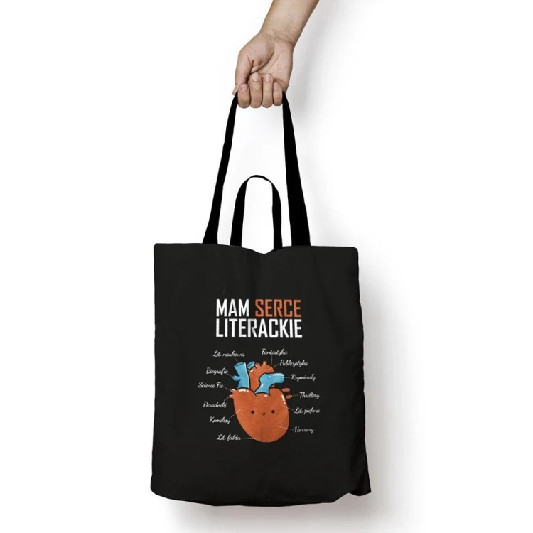 Torba bawełniana - Mam serce literackie