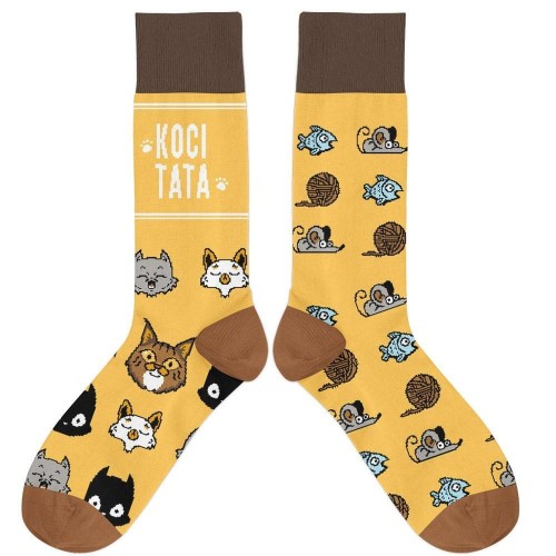 Skarpetki - Koci tata rozm. 37/41
