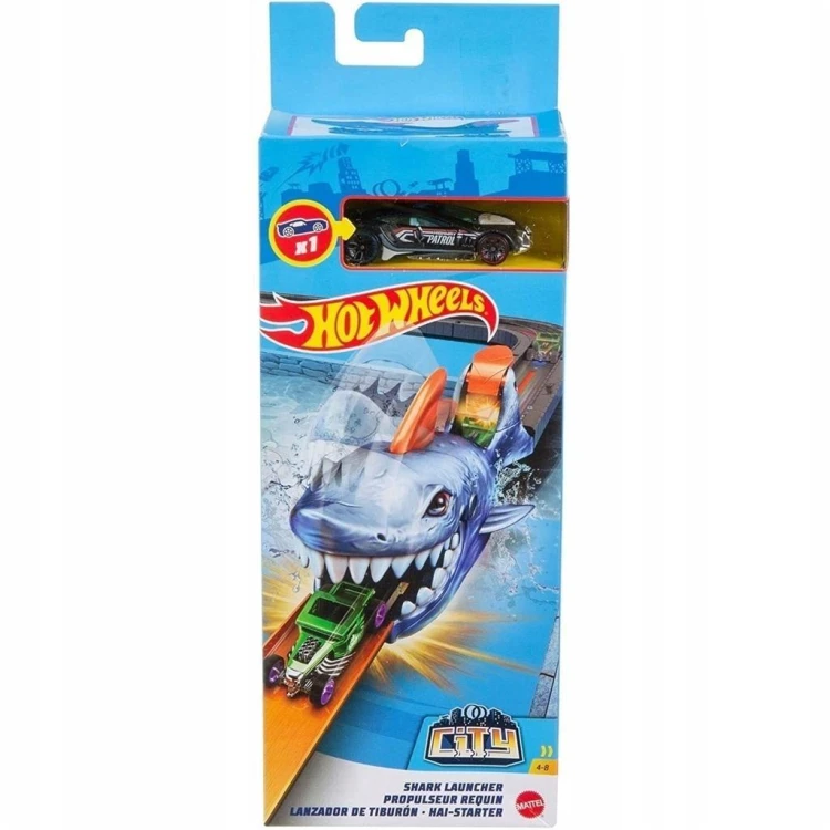 Hot Wheels City Wyrzutnia Rekin GVF43, Mattel
