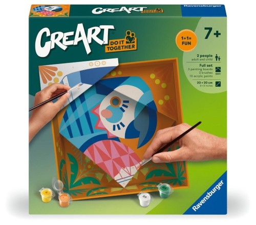 CreArt Do it together: Papuga, Ravensburger