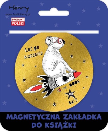 Zakładka magnetyczna kulka 2 odlotowiec, Henry