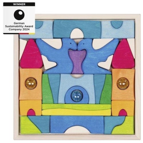 Zamek układanka z lśniącymi kamieniami, Goki