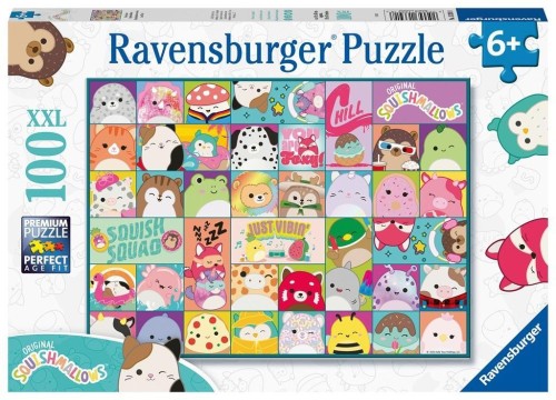 Puzzle dla dzieci 100 Squishmallows, Ravensburger