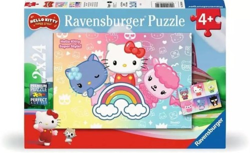 Puzzle 2x24 Hello Kitty, Ravensburger