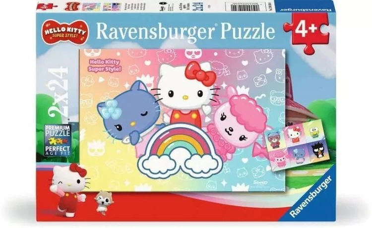 Puzzle 2x24 Hello Kitty, Ravensburger