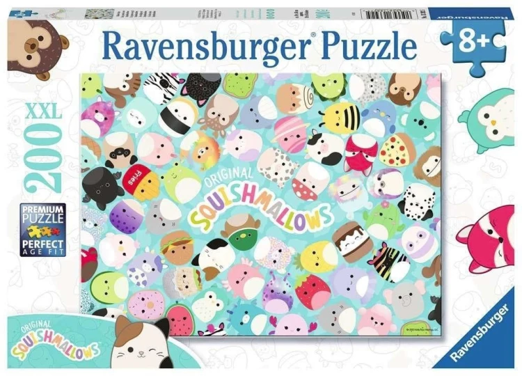 Puzzle dla dzieci 200 Squishmallows, Ravensburger