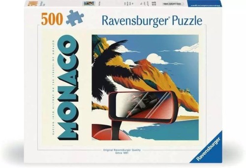 Puzzle 500 Pozdrowienia z Monako, Ravensburger