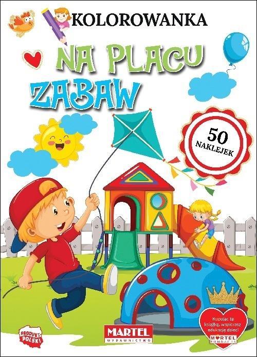 Kolorowanka Na placu zabaw, praca zbiorowa