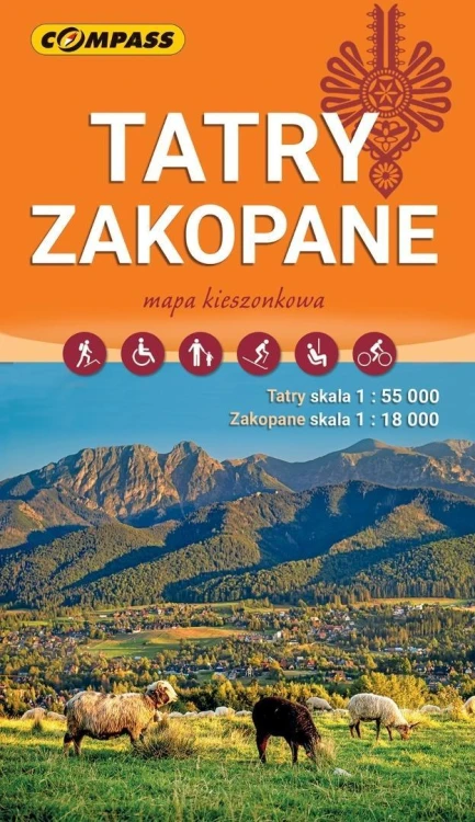 Mapa kieszonkowa - Tatry, Zakopane, praca zbiorowa