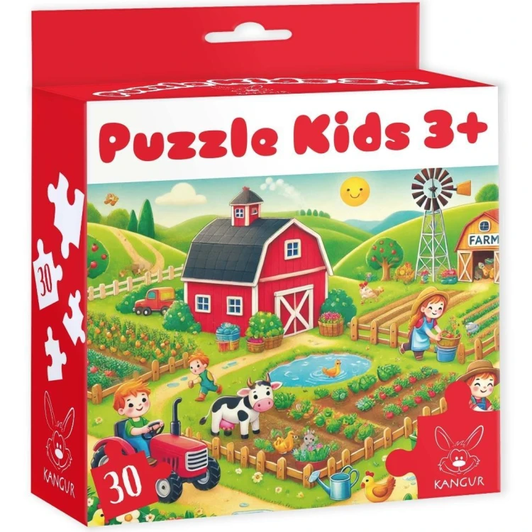Puzzle 30 Kids Farma 3+, Kangur