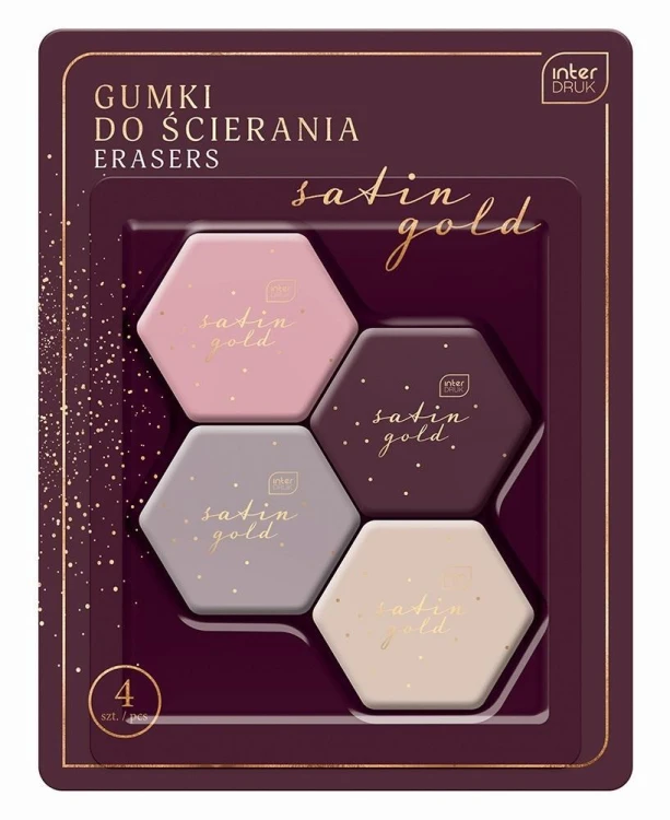 Gumka do mazania Satin Gold 4szt, INTERDRUK