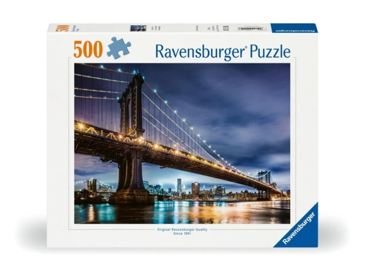 Puzzle 2D: Nowy Jork 500el, Ravensburger