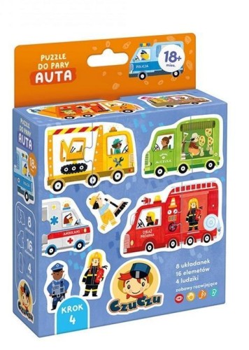 CzuCzu Puzzle do pary Auta, Bright Junior Media