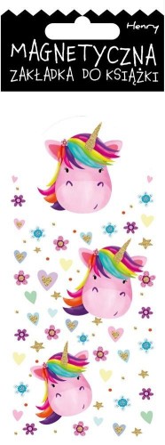 Zakładka magnetyczna - Jednorożce, Henry