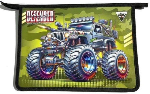 Teczka-torba A4+ zapinana na zamek Monster Truck