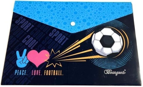 Teczka A4+ plastikowa z klipsem Piłka nożna, Fresh