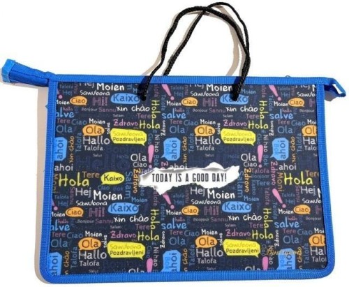 Teczka-torba A4+ zapinana na zamek z rączką Dzień