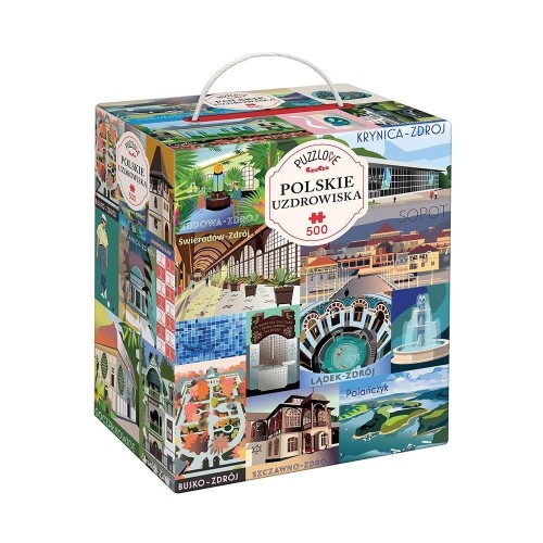 Puzzlove CzuCzu Polskie uzdrowiska 500el