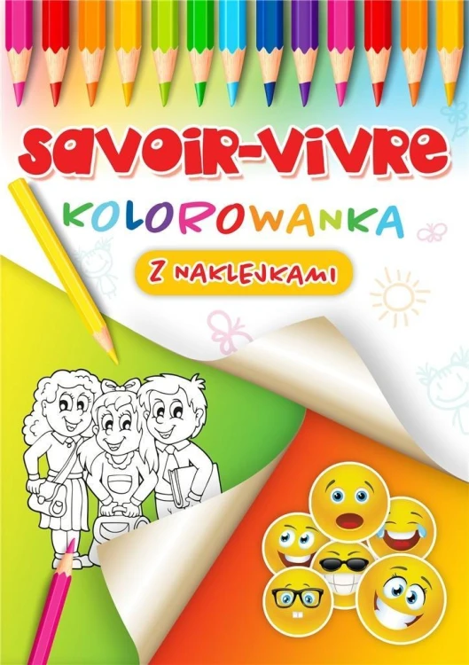 Savoir-vivre kolorowanka, praca zbiorowa