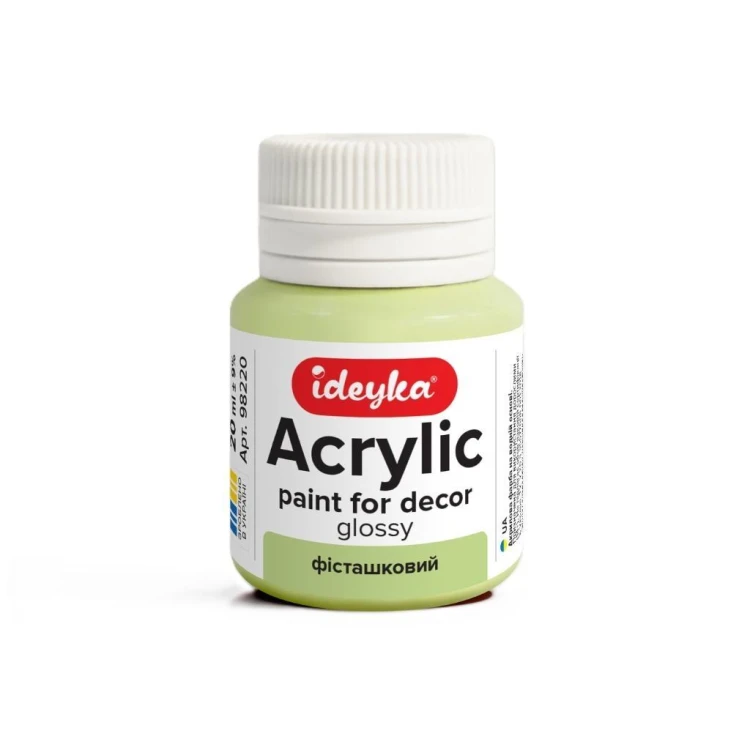 Farba akrylowa Pistacja 20ml, Ideyka