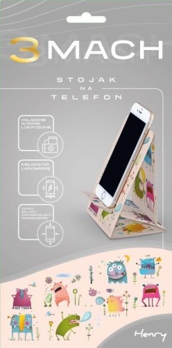 3MACH Stojak na telefon - Potwory, Henry