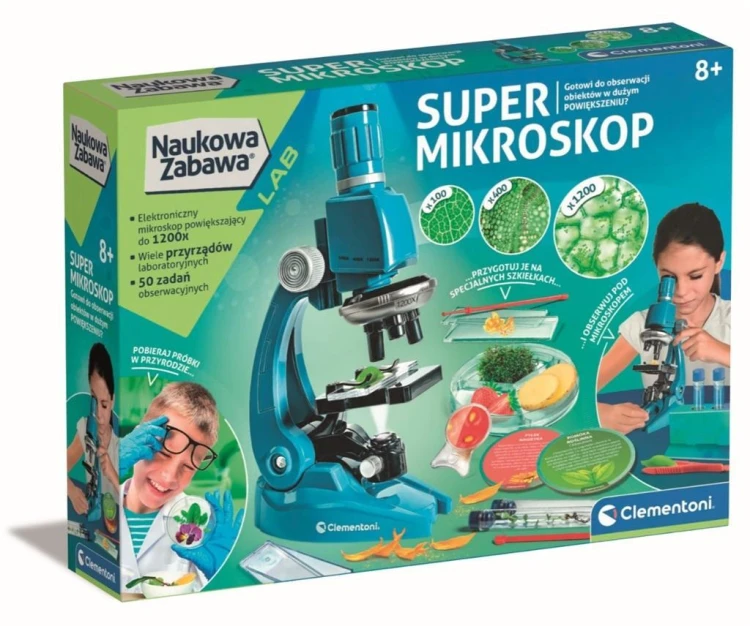 Naukowa zabawa. Super mikroskop, Clementoni