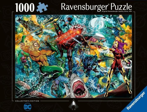 Puzzle 2D: Aquaman 1000el, Ravensburger