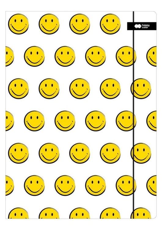 Teczka z gumką A+ Fun biała HAPPY COLOR, GDD