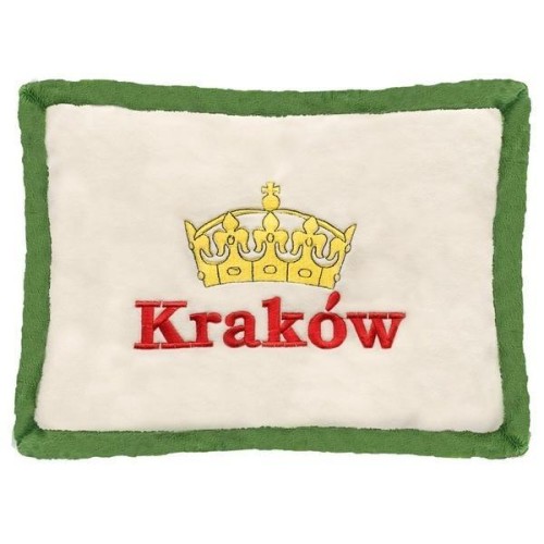 Poduszka Kraków zielona 34x24cm