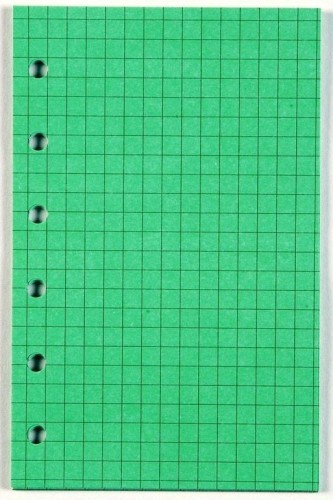 Wkład do organizera A5/kratka zielona ANTRA, Antra