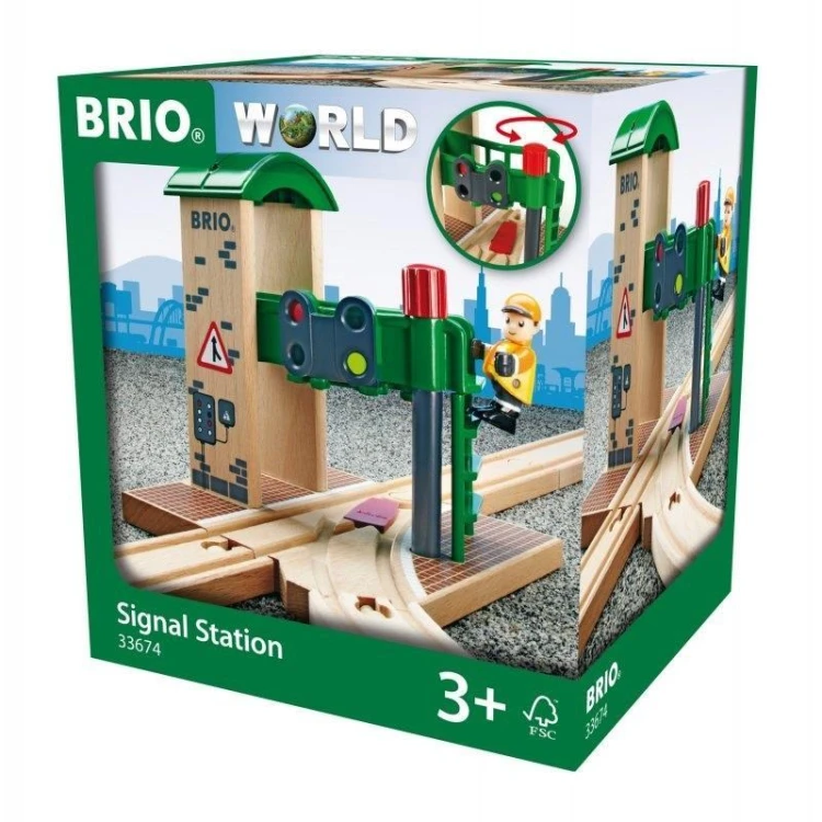 Brio Zwrotnica z Sygnalizacją, Ravensburger