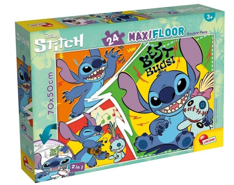 Puzzle Maxifloor 24 Stitch, Lisciani