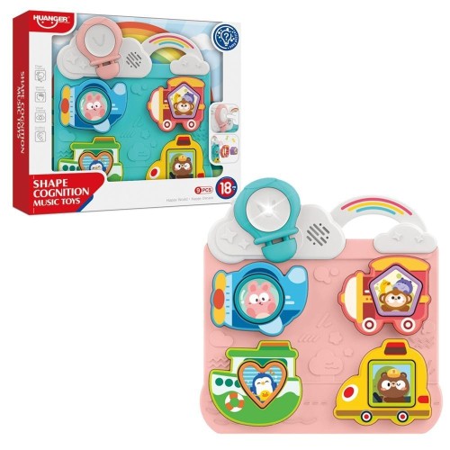 Muzyczny sorter kształtów Pojazdy, Askato