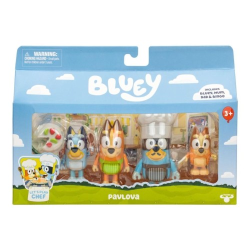 Bluey Figurka Czas na deser 4-pak, TM Toys