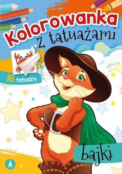 Kolorowanka z tatuażami. Bajki, praca zbiorowa