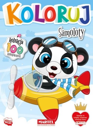 Koloruj - Samoloty, praca zbiorowa