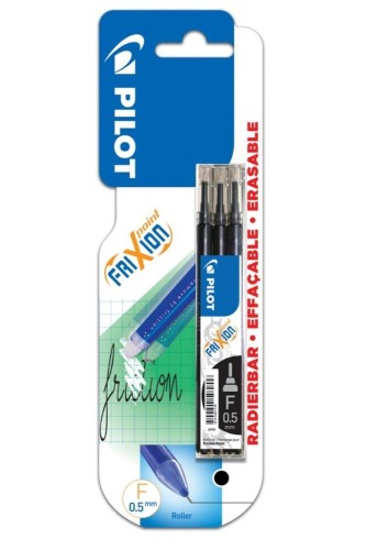 Wkład FriXion Point 0.5 czarny 3szt PILOT, PILOT