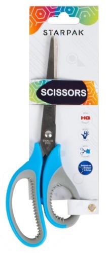 Nożyczki z gumowymi rączkami 210 mm, STARPAK