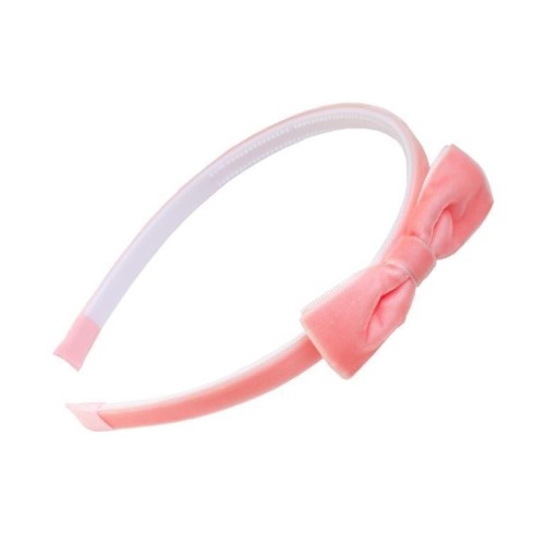 Opaska z welurową kokardką, Coralico