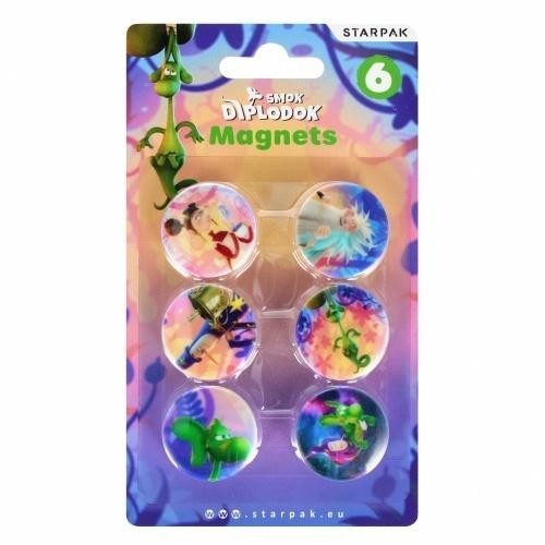 Magnesy Diplodok 30mm 6szt, STARPAK