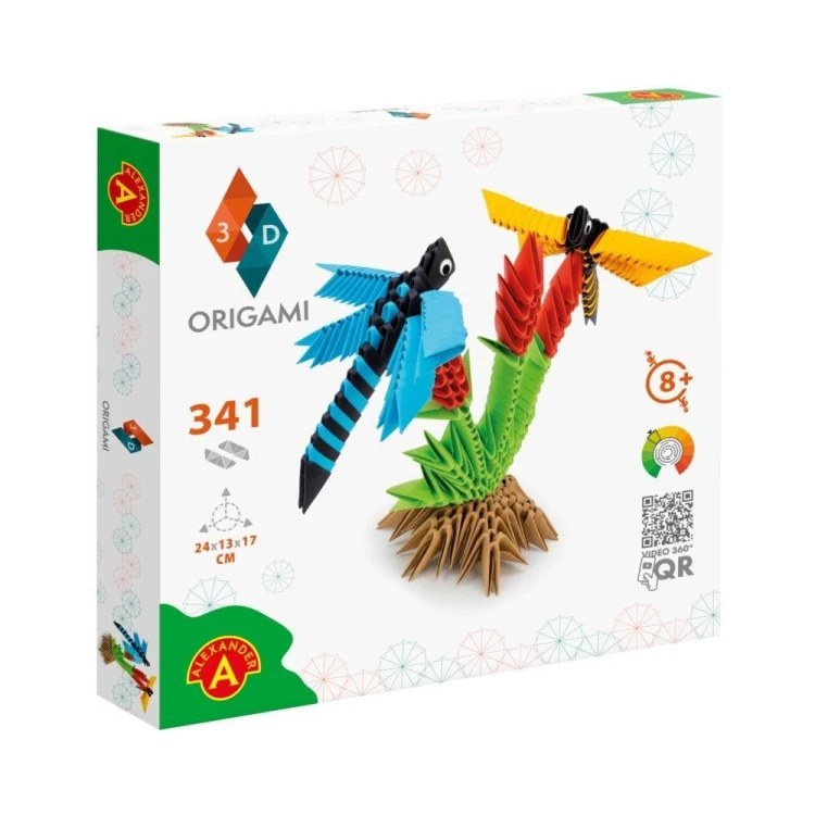 Origami 3D - Ważki ALEX, Alexander
