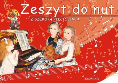 Zeszyt do nut z szeroką pięciolinią, Siedmioróg