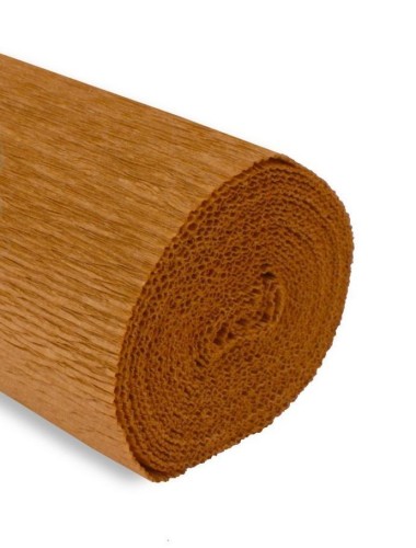 Krepina 50x250cm 180g brązowa jasna, Alfa Pastello